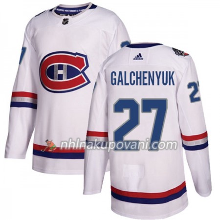 Montreal Canadiens Dresy Alex Galchenyuk 27 Bílá 2017-2018 Adidas Classic Authentic - Pánské